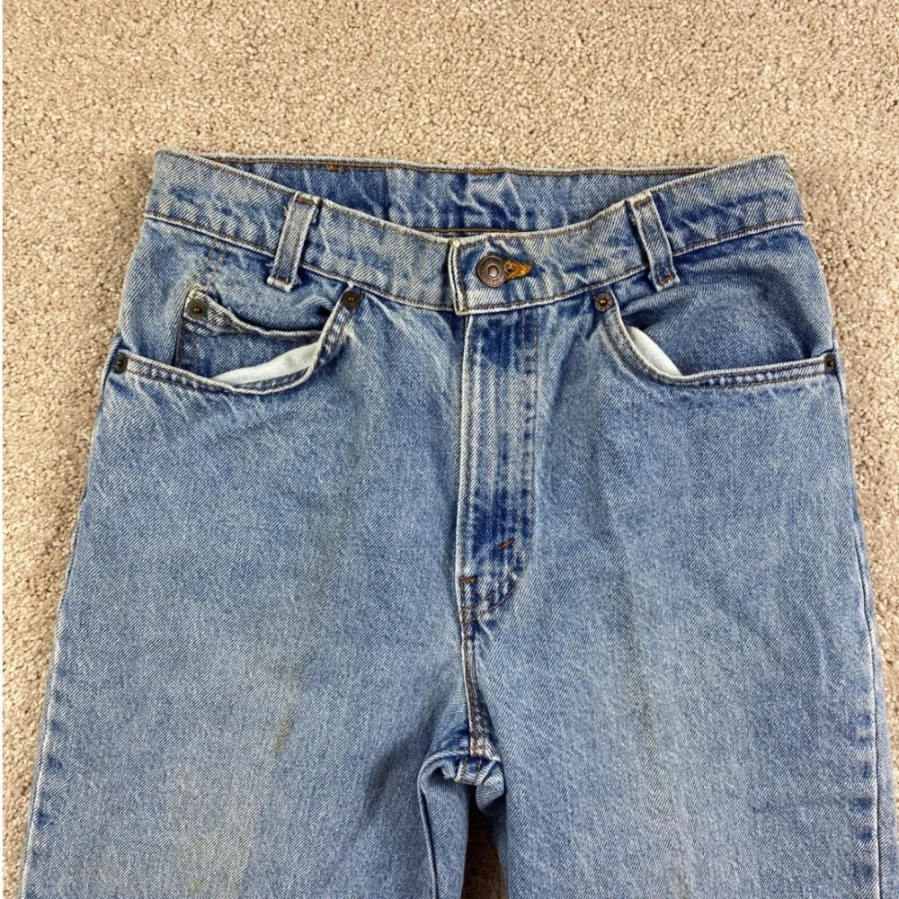 Levis 550 Student Vintage Orange‎ Tab Jeans Made in USA Blue W29 L32 40750-0299